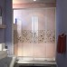 DreamLine Visions 32 in. D x 60 in. W Sliding Shower Door in Brushed Nickel with Right Drain Biscuit Acrylic Shower Base Kit  DL-6961R-22-04 - B075PMNGR7